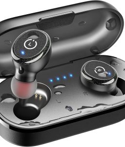 TOZO T10 True Wireless Bluetooth 5.3 Earbuds, 45H Playtime, Wireless Charging Case, IPX8 Waterproof Stereo Headphones in Ear Built in Mic Headset Premium Sound with Deep Bass, 32 Preset EQs via APP